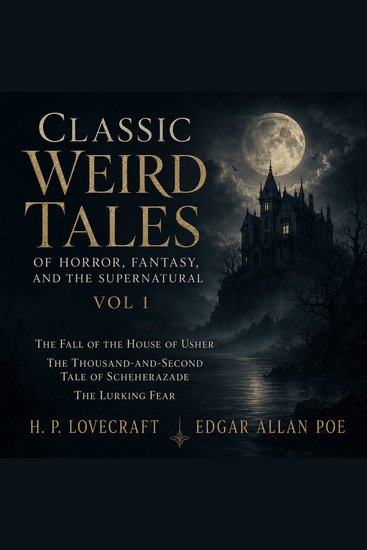 Classic Weird Tales of Horror Fantasy and the Supernatural Vol 1 - The Fall of the House of Usher The Thousand-and-Second Tale of Scheherazade The Lurking Fear - cover