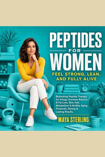 Peptides for Women — Feel Strong Lean and Fully Alive - Biohacking Peptide Therapy for Energy Hormone Balance & Fat Loss Skin Hair Metabolism & Healthy Aging Protocols Dosing & Lasting Results - cover