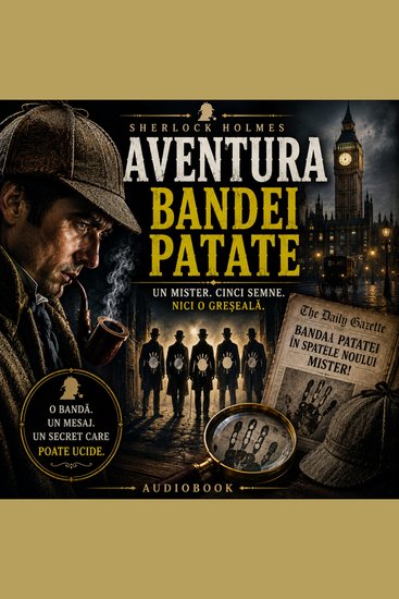 Aventurile lui Sherlock Holmes - 02 Aventura rubinului albastru - 08 Aventura bandei patate - cover