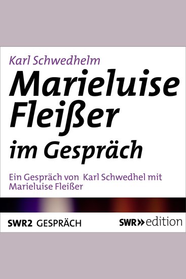Marieluise Fleißer im Gespräch - cover