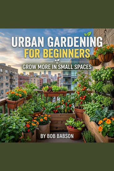 Urban Gardening for Beginners - Grow More in Small Spaces - cover