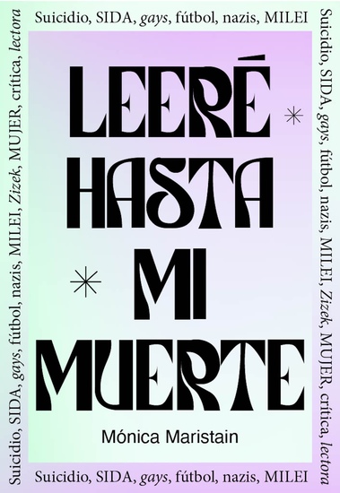 Leeré hasta mi muerte - cover
