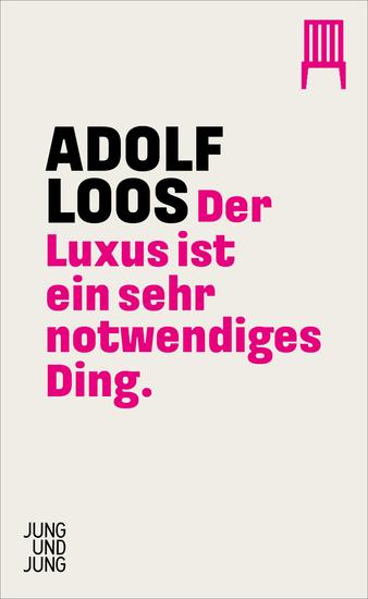Der Luxus ist ein sehr notwendiges Ding - cover