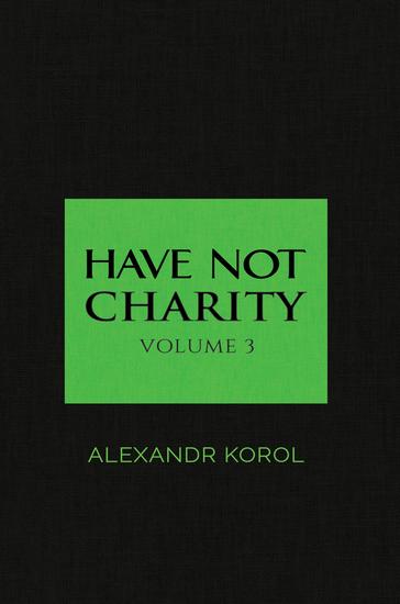 Have Not Charity - Volume 3 - cover