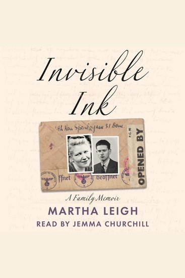Invisible Ink - A Family Memoir - cover