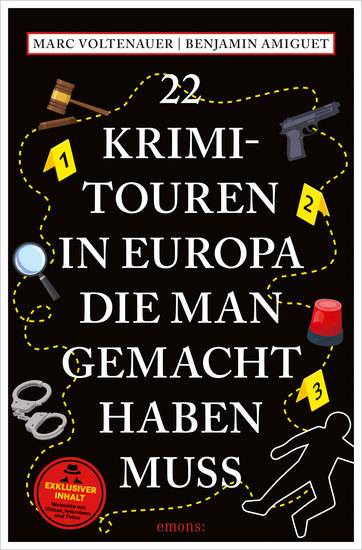 22 Krimi-Touren in Europa die man gemacht haben muss - Reiseführer - cover