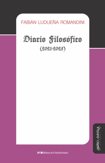 Diario filosófico - (2021-2025) - cover