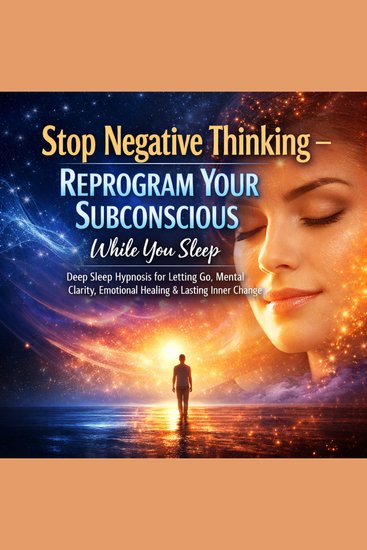 Deep Sleep Hypnosis – Stop Negative Thinking – Reprogram Your Subconscious While You Sleep - Deep Sleep Hypnosis for Letting Go Mental Clarity Emotional Healing & Lasting Inner Change - cover