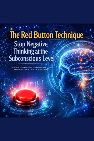The Red Button Technique ––– Stop Negative Thinking at the Subconscious Level ––– Proven Sleep Hypnosis - Guided Sleep Hypnosis to Release Old Patterns Reset Your Mind & Create Positive Change - cover
