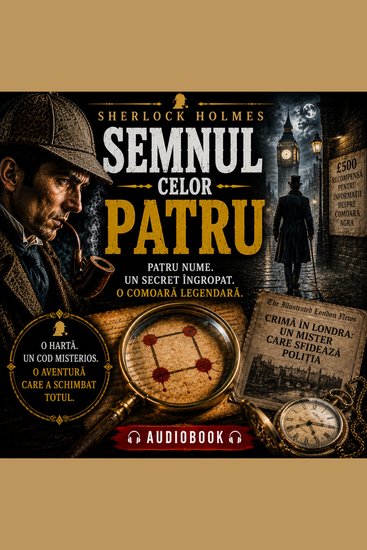 Aventurile lui Sherlock Holmes - 03 Semnul celor patru - cover