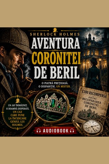 Aventurile lui Sherlock Holmes - 02 Aventura rubinului albastru - 11 Aventura coronitei de beril - cover