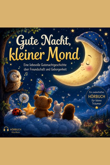 Gute Nacht kleiner Mond - Eine liebevolle Gutenachtgeschichte - cover