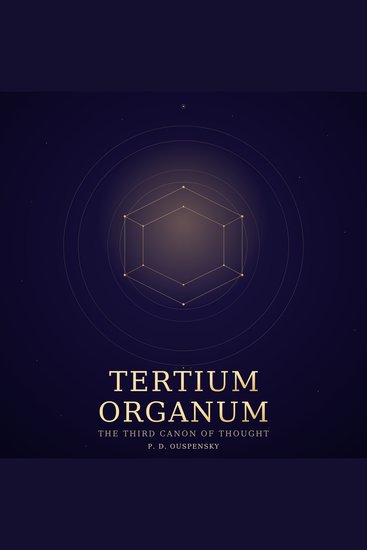 Tertium Organum - The Third Canon of Thought - cover