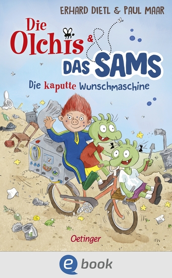 Die Olchis und das Sams 1 Die kaputte Wunschmaschine - cover