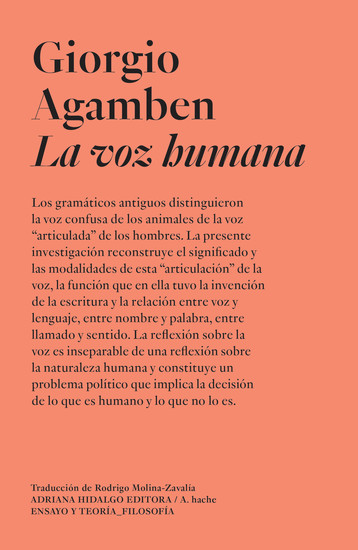 La voz humana - cover