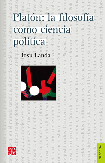 Platón: la filosofía como ciencia política - cover