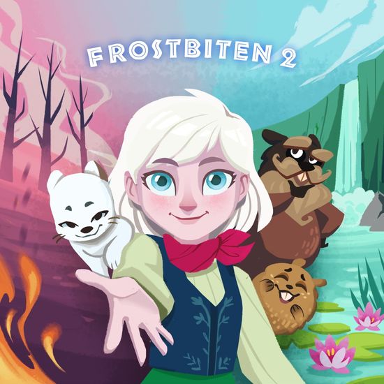 Frostbiten - Isa och eldens hemlighet - cover