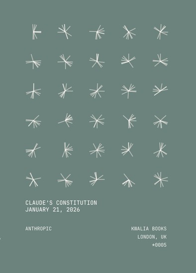 Claude's Constitution - cover