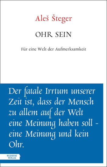 Ohr sein - Für eine Welt der Aufmerksamkeit - cover