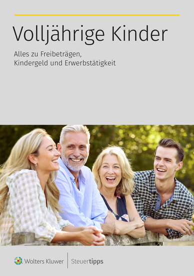 Volljährige Kinder - Alles zu Freibeträgen Kindergeld und Erwerbstätigkeit - cover