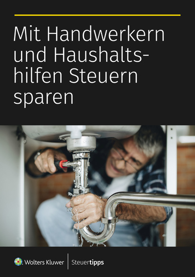 Mit Handwerkern und Haushaltshilfen Steuern sparen - cover