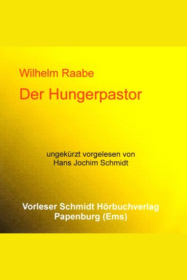 Der Hungerpastor - Roman - cover
