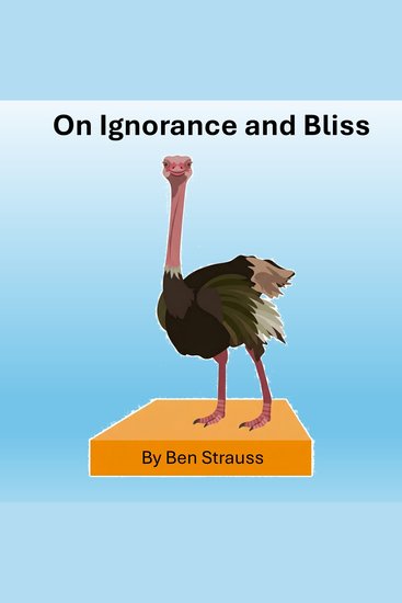 On Ignorance and Bliss - cover