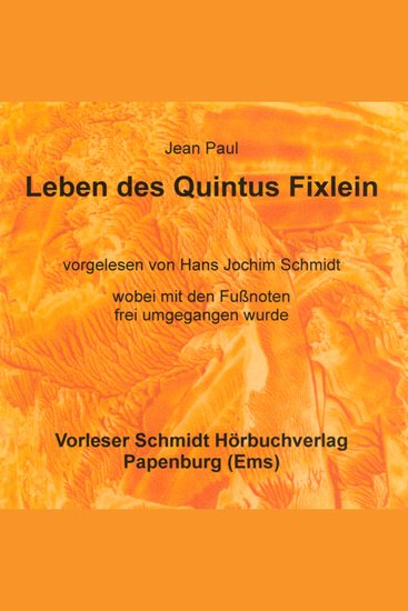 Leben des Quintus Fixlein - aus fünfzehn Zettelkästen gezogen - cover