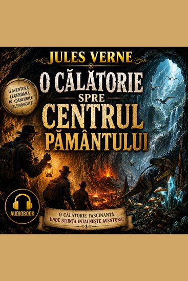 O calatorie spre centrul Pamantului - Jules Verne - cover