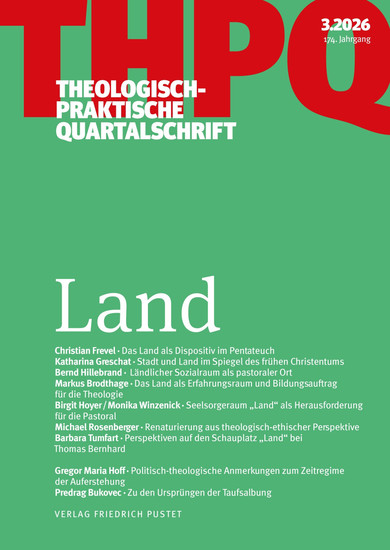 Land - Theologisch-praktische Quartalschrift 3 2026 - cover