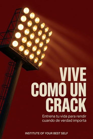 Vive como un crack - Entrena tu vida para rendir cuando de verdad importa - cover