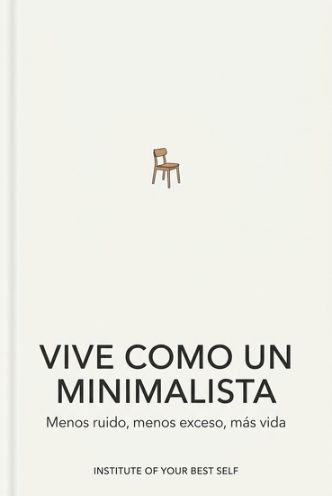 Vive como un minimalista - Menos ruido menos exceso más vida - cover
