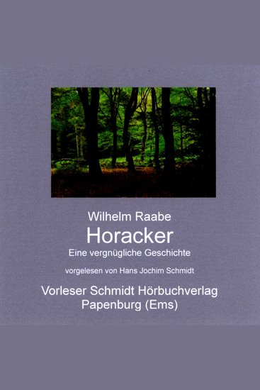 Horacker - Eine Erzählung - cover