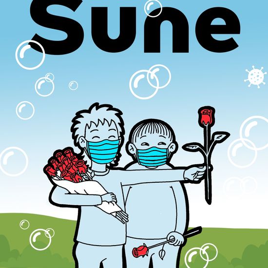 Håll avstånd och tvätta händerna Sune - cover