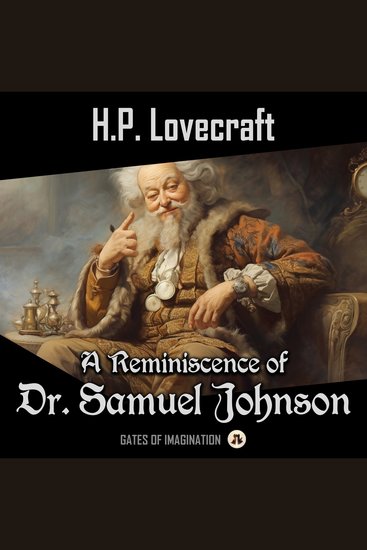 A Reminiscence of Dr Samuel Johnson - cover