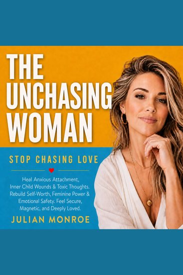 The Unchasing Woman — Stop Chasing Love - Heal Anxious Attachment Inner Child Wounds & Toxic Thoughts Rebuild Self-Worth Feminine Power & Emotional Safety Feel Secure Magnetic and Deeply Loved - cover