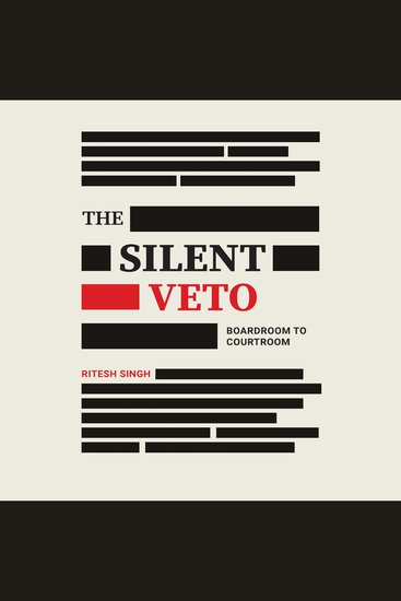 The Silent Veto - Boardroom To Courtroom - cover