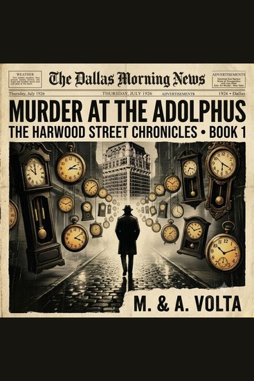 Murder at the Adolphus - The Harwood Street Chronicles Book 1 - cover