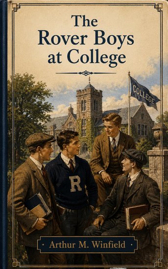 The Rover Boys at College - cover