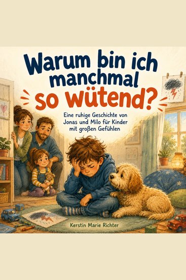 Warum bin ich manchmal so wütend? - Eine ruhige Geschichte von Jonas und Milo für Kinder mit großen Gefühlen - cover