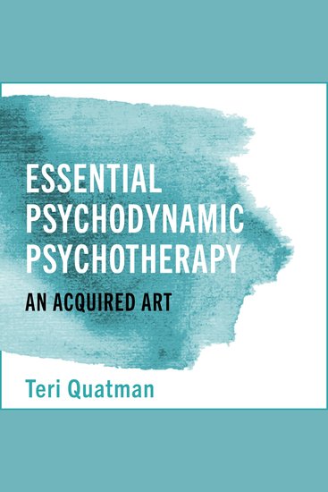 Essential Psychodynamic Psychotherapy - An Acquired Art - cover