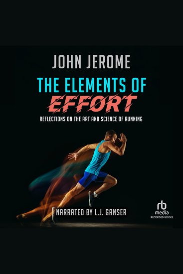 The Elements of Effort - Reflections on the Art and Science of Running - cover