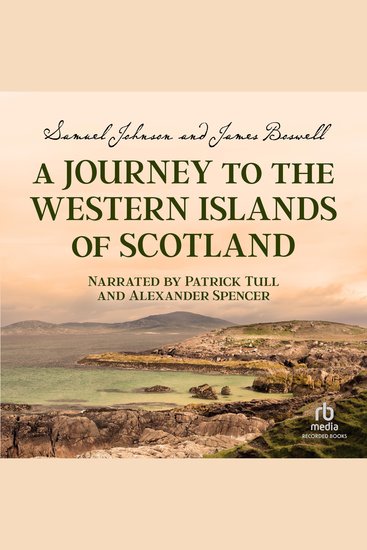 A Journey to the Western Islands of Scotland - cover