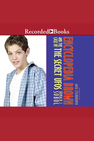 Encyclopedia Brown and the Case of the Secret UFOs - cover