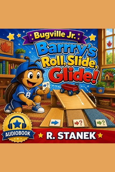 Barry's Roll Slide Glide! (A Bugville Jr Story) - A Playful Experiment in Predicting Testing and Trying Again - cover