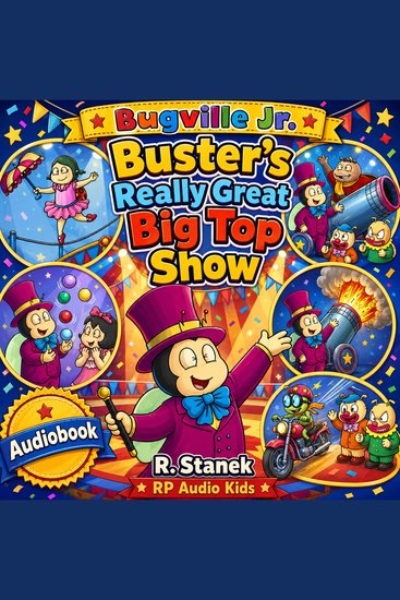 Buster's Really Great Big Top Show (A Bugville Jr Story) - A Silly Circus Adventure About Courage Teamwork and Big Dreams - cover