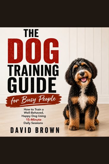 The Dog Training Guide for Busy People - How to Train a Well-Behaved Happy Dog Using 15-Minute Daily Sessions - cover