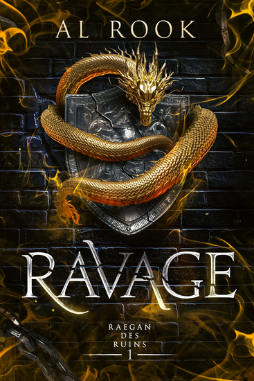 Ravage - Von Rache und Superkräften getriebene düstere Paranormal-Why-Choose-Romance - cover