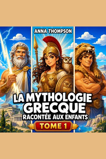 Mythologie grecque racontée aux enfants - cover