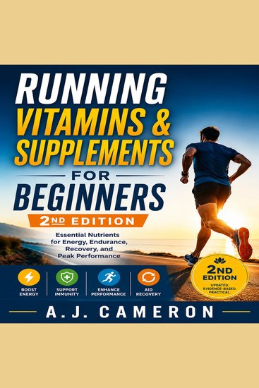 Running Vitamins & Supplements for Beginners - Essential Nutrients for Energy Endurance Recovery and Peak Performance - cover